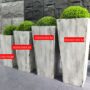 Fiberglass planter - Monument 21 size