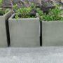 Fiberglass planter - square 22c